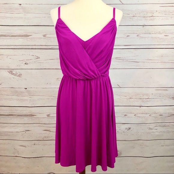 Victoria’s Secret Fuchsia Magenta Surplice Dress - Picture 1 of 5
